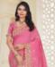 Picture of Pretty Pink Silk Saree