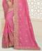 Picture of Pretty Pink Silk Saree