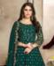 Picture of Bewitching Teal Green Anarkali Salwar Kameez