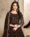 Picture of Lovely Brown Anarkali Salwar Kameez