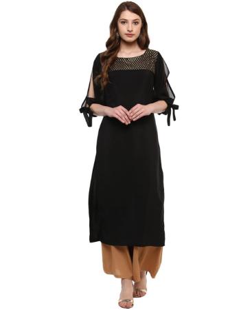 Picture of Enticing Black Kurtis & Tunic