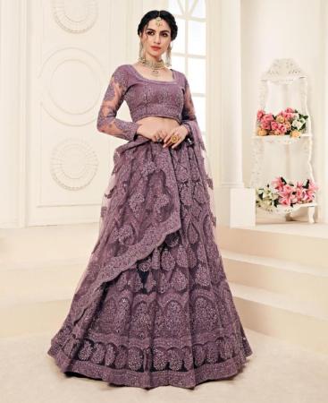 Picture of Sublime Violet Lehenga Choli