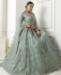 Picture of Sublime Teal Grey Lehenga Choli