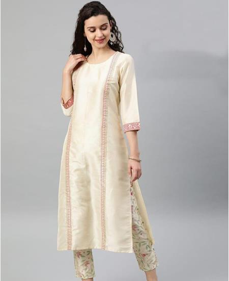 Picture of Stunning Cream Kurtis & Tunic