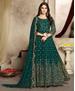 Picture of Bewitching Teal Green Anarkali Salwar Kameez