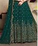 Picture of Bewitching Teal Green Anarkali Salwar Kameez