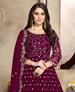 Picture of Resplendent Magenta Pink Anarkali Salwar Kameez