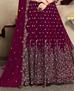 Picture of Resplendent Magenta Pink Anarkali Salwar Kameez