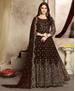 Picture of Lovely Brown Anarkali Salwar Kameez