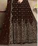 Picture of Lovely Brown Anarkali Salwar Kameez