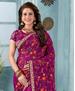 Picture of Superb Magenta Pink Georgette Saree