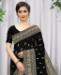 Picture of Pleasing Black Silk Saree