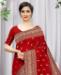 Picture of Charming Red Silk Saree