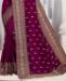 Picture of Alluring Wine Silk Saree