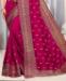 Picture of Elegant Rani Pink Silk Saree