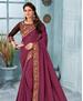 Picture of Sightly Magenta Pink Silk Saree