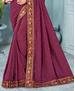 Picture of Sightly Magenta Pink Silk Saree