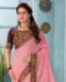 Picture of Superb Pink Silk Saree