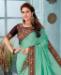 Picture of Beautiful Sea Green Silk Saree