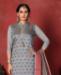 Picture of Grand Grey Straight Cut Salwar Kameez