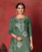 Picture of Gorgeous Teal Green Straight Cut Salwar Kameez