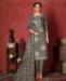 Picture of Nice Grey Straight Cut Salwar Kameez