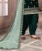 Picture of Taking Pine Green Patiala Salwar Kameez