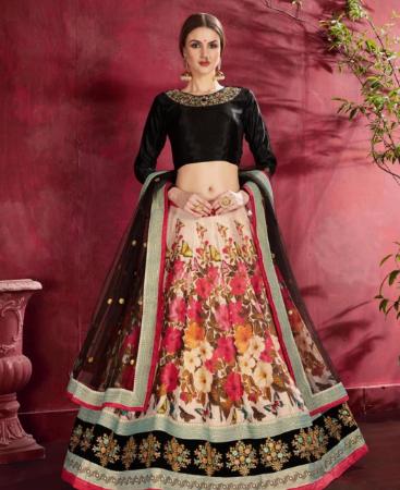 Picture of Pretty Multicolor Lehenga Choli