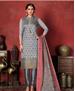 Picture of Grand Grey Straight Cut Salwar Kameez