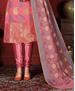 Picture of Charming Pink Straight Cut Salwar Kameez