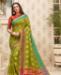 Picture of Good Looking Green Casual Saree