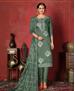 Picture of Gorgeous Teal Green Straight Cut Salwar Kameez