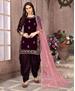 Picture of Taking Wine Patiala Salwar Kameez