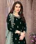 Picture of Taking Pine Green Patiala Salwar Kameez