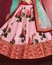 Picture of Beautiful Rose Pink Lehenga Choli