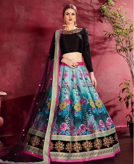 Picture of Charming Multicolor Lehenga Choli