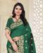 Picture of Shapely Green Silk Saree