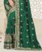 Picture of Shapely Green Silk Saree