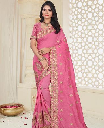 Picture of Fine Gajari Silk Saree