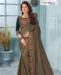 Picture of Classy Dusty Chiku Silk Saree