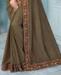 Picture of Classy Dusty Chiku Silk Saree