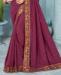 Picture of Stunning Dusty Wine Silk Saree