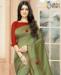 Picture of Radiant Dusty Pista Casual Saree