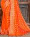 Picture of Shapely Orange Silk Saree