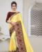 Picture of Alluring Light Yellow Designer Saree