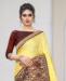 Picture of Alluring Light Yellow Designer Saree