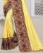 Picture of Alluring Light Yellow Designer Saree