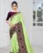 Picture of Fine Light Pista Designer Saree