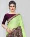 Picture of Fine Light Pista Designer Saree