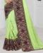 Picture of Fine Light Pista Designer Saree